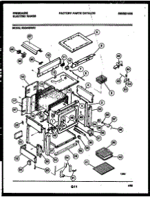 05 - Body Parts parts for Frigidaire Range REG435WRW1 from AppliancePartsPros.com
