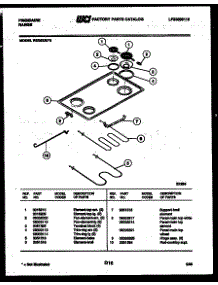 03 - Cooktop And Broiler Parts parts for Frigidaire Range REG533D2 from AppliancePartsPros.com