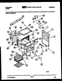 06 - Body Parts parts for Frigidaire Range REG38BLL1 from AppliancePartsPros.com