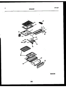 05 - Shelves And Supports parts for Frigidaire Refrigerator ATN130WK2 from AppliancePartsPros.com
