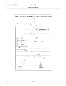 10 - Wiring Schematic parts for Frigidaire Refrigerator CFHT1513LZ5 from AppliancePartsPros.com