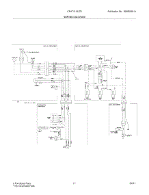 11 - Wiring Diagram parts for Frigidaire Refrigerator CFHT1513LZ5 from AppliancePartsPros.com