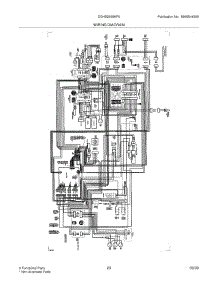 23 - Wiring Diagram parts for Frigidaire Refrigerator DGHS2665KF0 from AppliancePartsPros.com