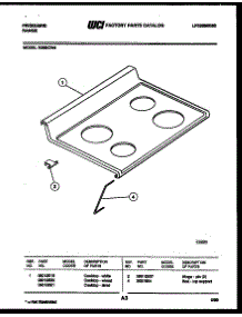 03 - Cooktop Parts parts for Frigidaire Range R30BCL4 from AppliancePartsPros.com