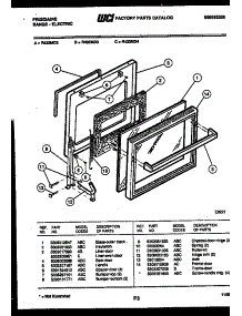 03 - Door Parts parts for Frigidaire Range R433MDM2 from AppliancePartsPros.com