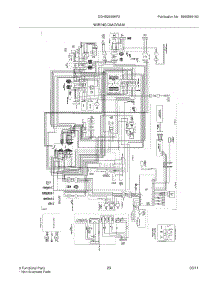 23 - Wiring Diagram parts for Frigidaire Refrigerator DGHS2665KF2 from AppliancePartsPros.com