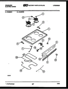 04 - Cooktop And Broiler Parts parts for Frigidaire Range RA30NL1 from AppliancePartsPros.com