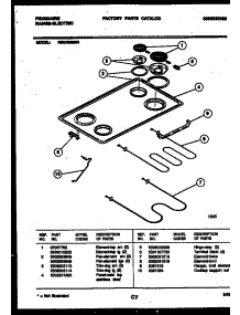 03 - Cooktop And Broiler Parts parts for Frigidaire Range REG433MNW4 from AppliancePartsPros.com