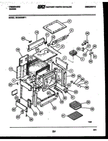 05 - Body Parts parts for Frigidaire Range REG433MNW1 from AppliancePartsPros.com
