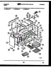 06 - Body Parts parts for Frigidaire Range REG46CW4 from AppliancePartsPros.com