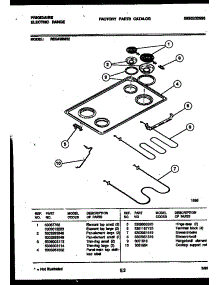 03 - Cooktop And Broiler Parts parts for Frigidaire Range REG435MRW2 from AppliancePartsPros.com