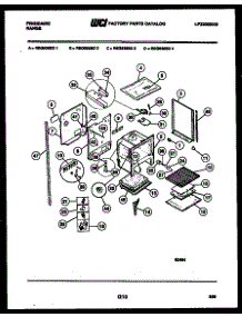 09 - Lower Body Parts parts for Frigidaire Range REG638BDW4 from AppliancePartsPros.com
