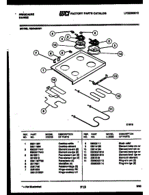 05 - Cooktop And Broiler Parts parts for Frigidaire Range REG46NW1 from AppliancePartsPros.com