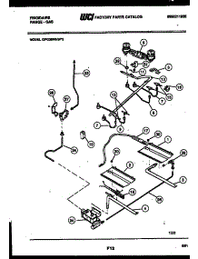 05 - Burner, Manifold And Gas Control parts for Frigidaire Range GPG39WNW2 from AppliancePartsPros.com