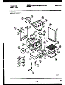 06 - Body Parts parts for Frigidaire Range GPG39WNW2 from AppliancePartsPros.com