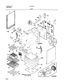 05 - Body parts for Frigidaire Range GSE3WZCBB from AppliancePartsPros.com