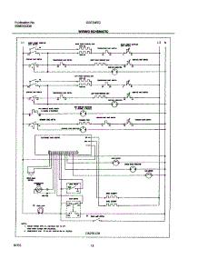 10 - Wiring Schematic parts for Frigidaire Range GSE3WZCQA from AppliancePartsPros.com