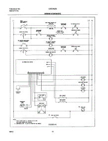 10 - Wiring Schematic parts for Frigidaire Range GSE3WZBBA from AppliancePartsPros.com