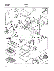 07 - Body parts for Frigidaire Range GSG3PZBSB from AppliancePartsPros.com