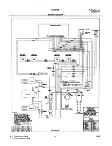 13 - Wiring Diagram parts for Frigidaire Range GSG3PZBSB from AppliancePartsPros.com