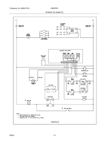 12 - Wiring Schematic parts for Frigidaire Range GSG3PZCSE from AppliancePartsPros.com