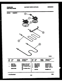 05 - Broiler Parts parts for Frigidaire Range RE32BNW2 from AppliancePartsPros.com