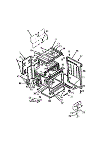 17 - Oven Liner, Side Panels parts for Frigidaire Range REG36AL2 from AppliancePartsPros.com