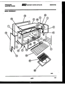 09 - Upper Body Parts parts for Frigidaire Range REG638BNW1 from AppliancePartsPros.com