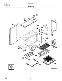 05 - Upper Body parts for Frigidaire Range REG638BNW5 from AppliancePartsPros.com