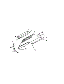 07 - Flourescent Light, Ballast parts for Frigidaire Range REG638MCH7 from AppliancePartsPros.com