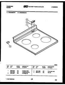 04 - Cooktop Parts parts for Frigidaire Range REGS38BDL2 from AppliancePartsPros.com
