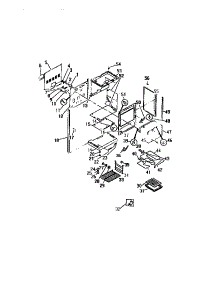 05 - Lower Oven, Frame, Shelves, Element parts for Frigidaire Range REG638MW5 from AppliancePartsPros.com