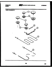 03 - Broiler Parts parts for Frigidaire Range REGS38BLL0 from AppliancePartsPros.com
