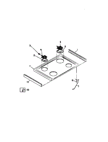 03 - Surface Units, Cooktop parts for Frigidaire Range REM638MW7 from AppliancePartsPros.com