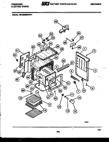 06 - Body Parts parts for Frigidaire Range REGS38BNL4 from AppliancePartsPros.com