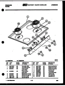 03 - Cooktop Parts parts for Frigidaire Range RG26CL2 from AppliancePartsPros.com