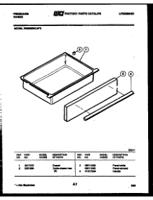 05 - Drawer Parts parts for Frigidaire Range REGS39WLW0 from AppliancePartsPros.com
