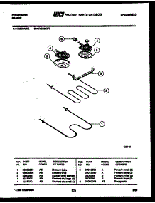 05 - Broiler Parts parts for Frigidaire Range RG35AL2 from AppliancePartsPros.com