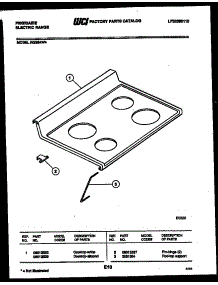 03 - Cooktop Parts parts for Frigidaire Range RG35AL4 from AppliancePartsPros.com