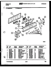 06 - Control Panel parts for Frigidaire Range RG35CAW3 from AppliancePartsPros.com
