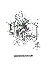 12 - Oven Liner, Side Panels parts for Frigidaire Range RG35CAW1 from AppliancePartsPros.com