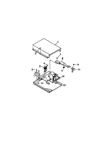 04 - Door Latch Mechanism parts for Frigidaire Range REM638MW7 from AppliancePartsPros.com