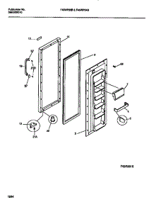 03 - Food Compartment Door parts for Frigidaire Refrigerator F45WP22BW0 from AppliancePartsPros.com