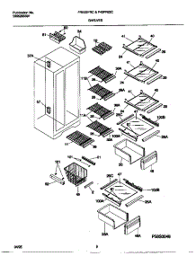 05 - Shelves parts for Frigidaire Refrigerator F45PR22CD0 from AppliancePartsPros.com