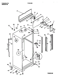 03 - Cabinet W /  Fan Assembly parts for Frigidaire Refrigerator F44C19IBW0 from AppliancePartsPros.com