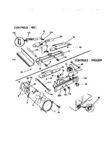 08 - Controls parts for Frigidaire Refrigerator F45XH24BW0 from AppliancePartsPros.com