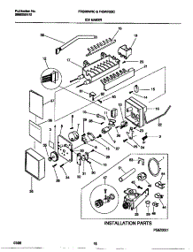 10 - Ice Maker parts for Frigidaire Refrigerator F45WR26CD0 from AppliancePartsPros.com