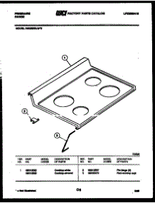 04 - Cooktop Parts parts for Frigidaire Range REG39WLW0 from AppliancePartsPros.com
