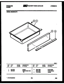 05 - Drawer Parts parts for Frigidaire Range REG39WLW0 from AppliancePartsPros.com