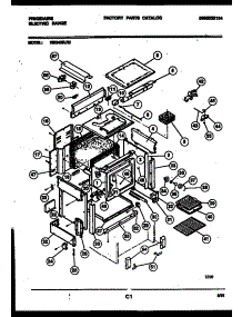 05 - Body Parts parts for Frigidaire Range REG435LRW2 from AppliancePartsPros.com